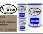 Preview: Ford, Light Sandwood Metallic, AX / 63 / M6253: 500ml Lackdose + 500ml Klarlack + 250ml Härter - Set, von ATW Autoteile West.